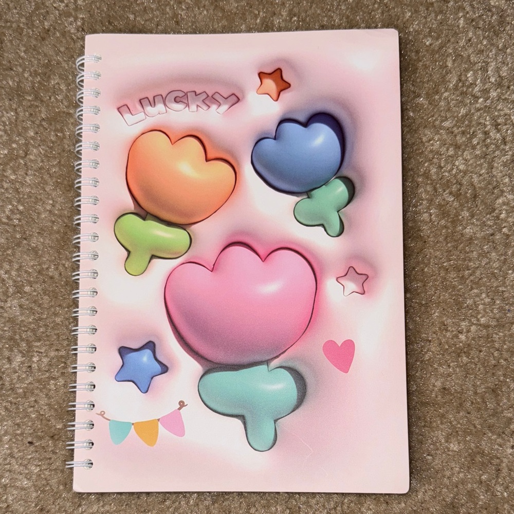 Lucky Kids' Colorful Floral Notebook, NEW